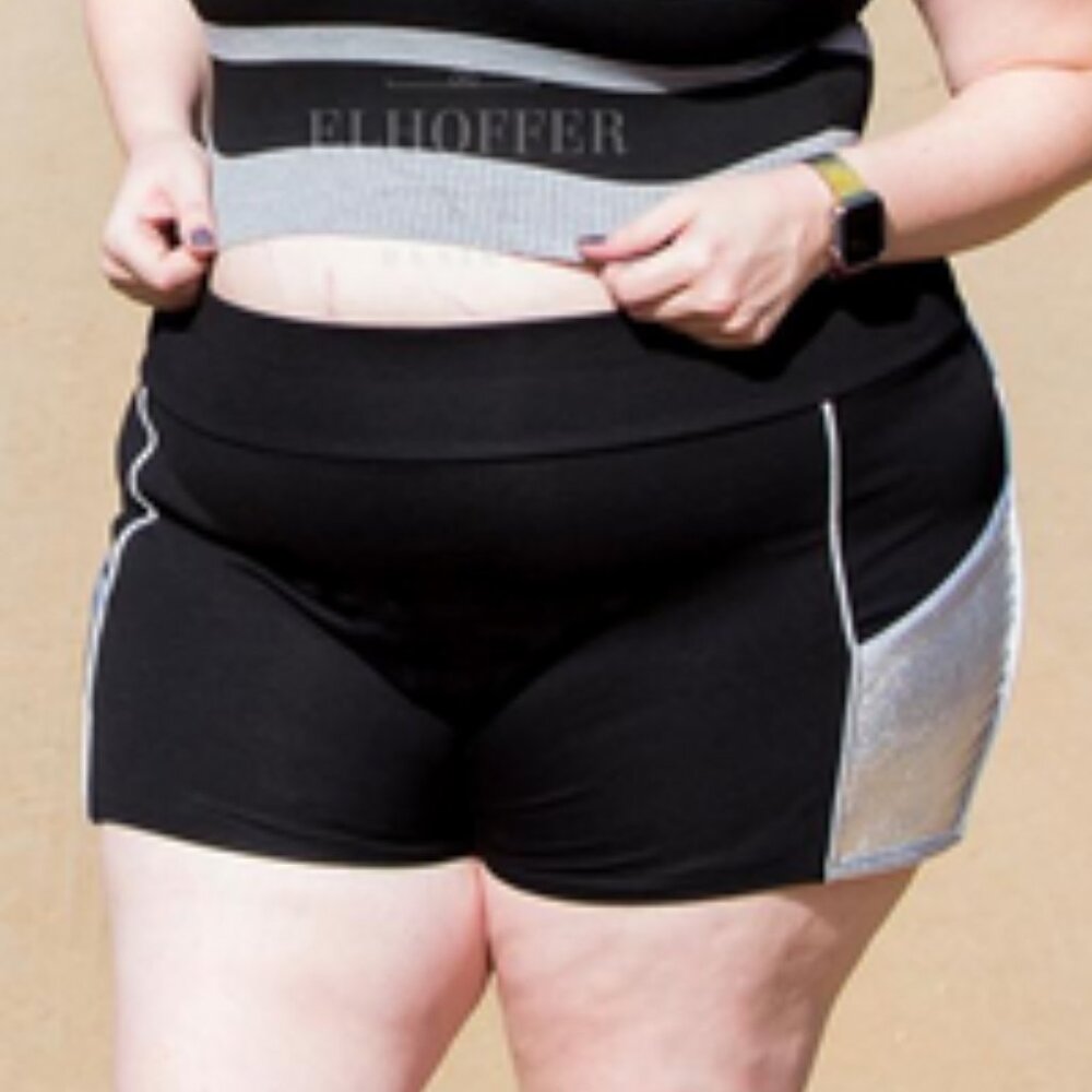 Elhoffer Design Dark Parade Black Hot Pants - Large My Chemical Romance